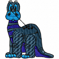 Dinosaur Embroidery Design 7 Dinosaur Embroidery Design 7